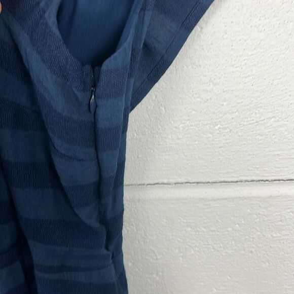 Tularosa Revolve women’s Florence navy striped ruffle cropped jumpsuit size S - Picture 5 of 8